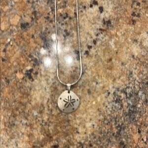 Sand-dollar necklace